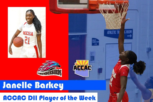 Janelle Barkey Earns ACCAC DII Player of the Week Honors