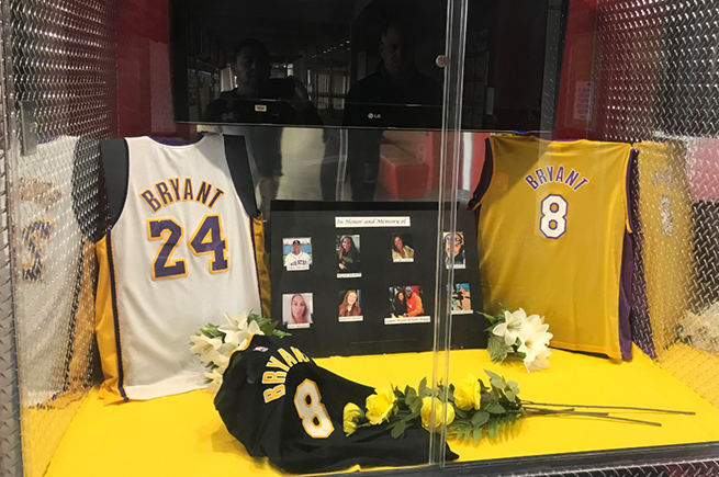 Mesa athletics remembers Kobe Bryant