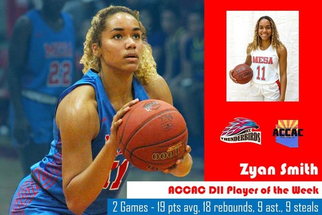 Zyan Smith Earns ACCAC DII Player of the Week Honors