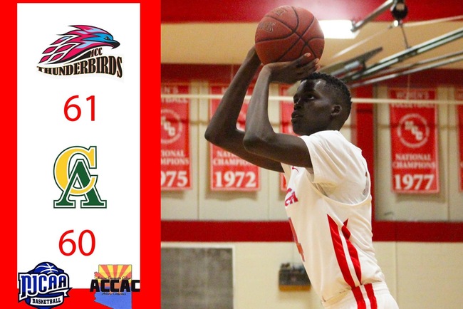Jok Jok Completes Four Point Play with 6.1 Seconds to Secure 61-60 Victory for T-Birds