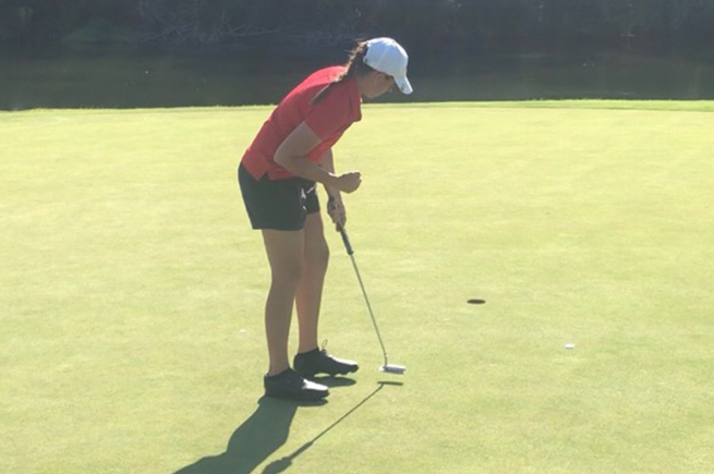 Madison Voisard placed third at the NJCAA Division I Women's Golf National Championship