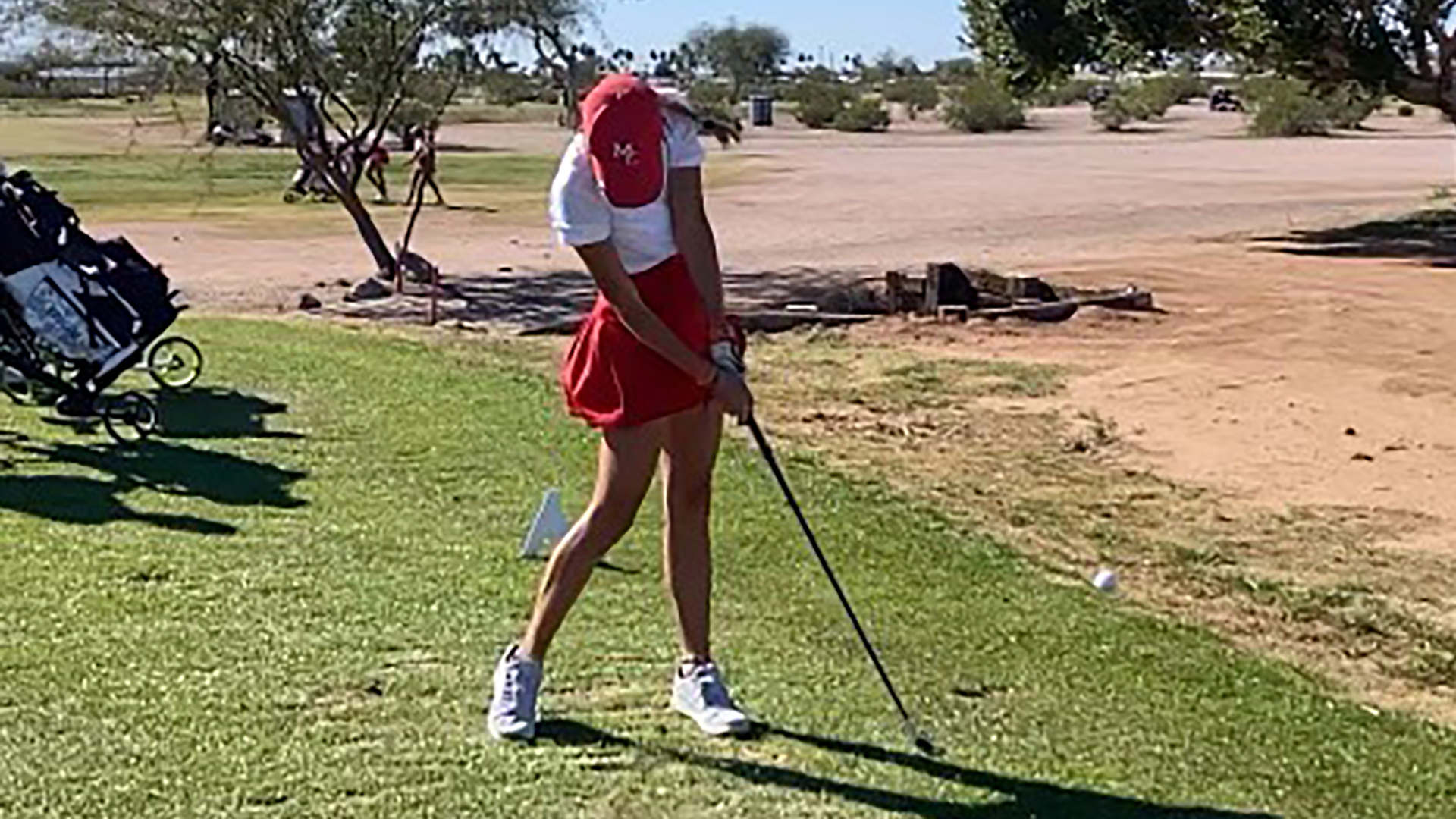 Schmidt helps lead women's golf to 30-shot first round lead at South Mountain Inv.