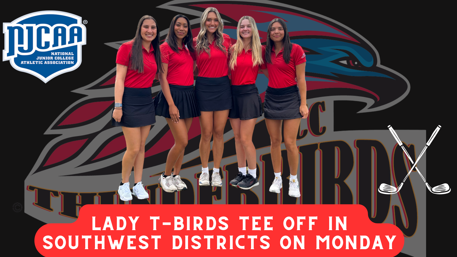 Lady T-Birds trail going into final round at CGCC Invite