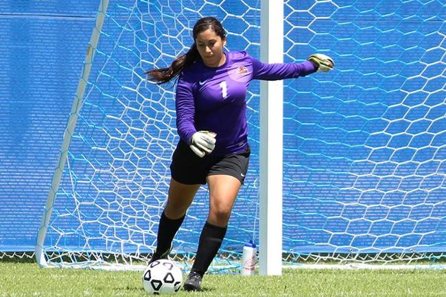 Danielle Torres is named ACCAC Goalkeeper of the Week (Photo by Aaron Webster)