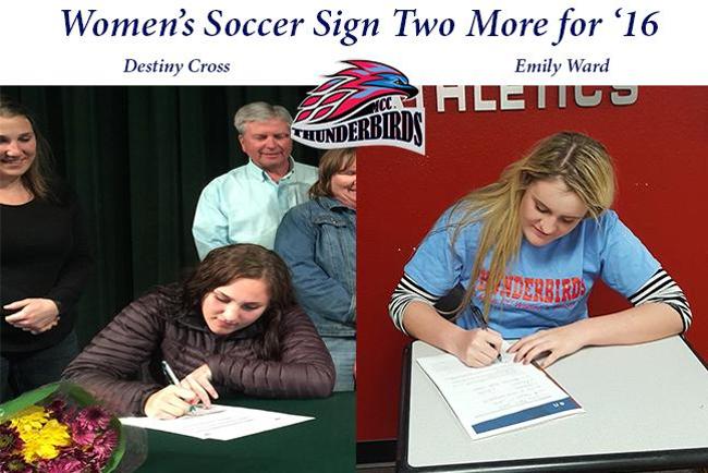 Two More Inked for Women's Soccer