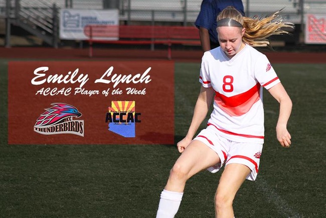 Emily Lynch Earns ACCAC Player of the Week