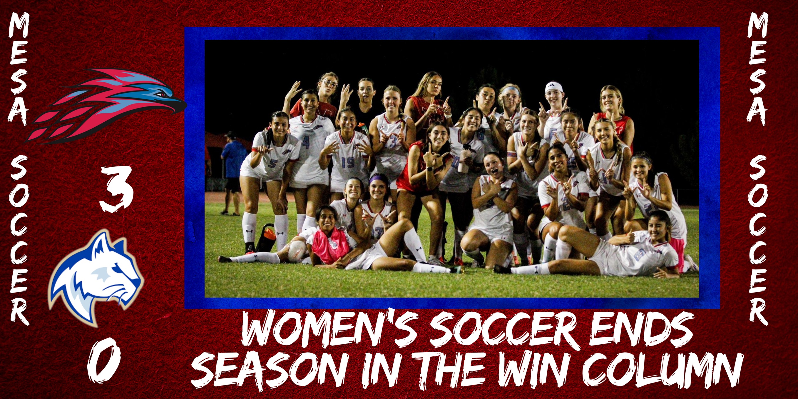 Women's Soccer earns a win in season finale