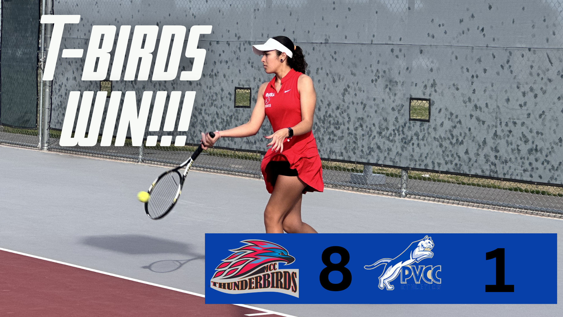 Women's Tennis captures first conference win of the year on Tuesday