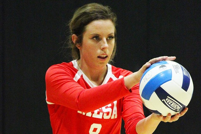 #13 Mesa Volleyball Sweeps Scottsdale in 3 Sets