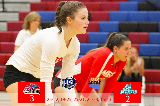 #16 Mesa Escapes With Five Set Win vs Chandler-Gilbert