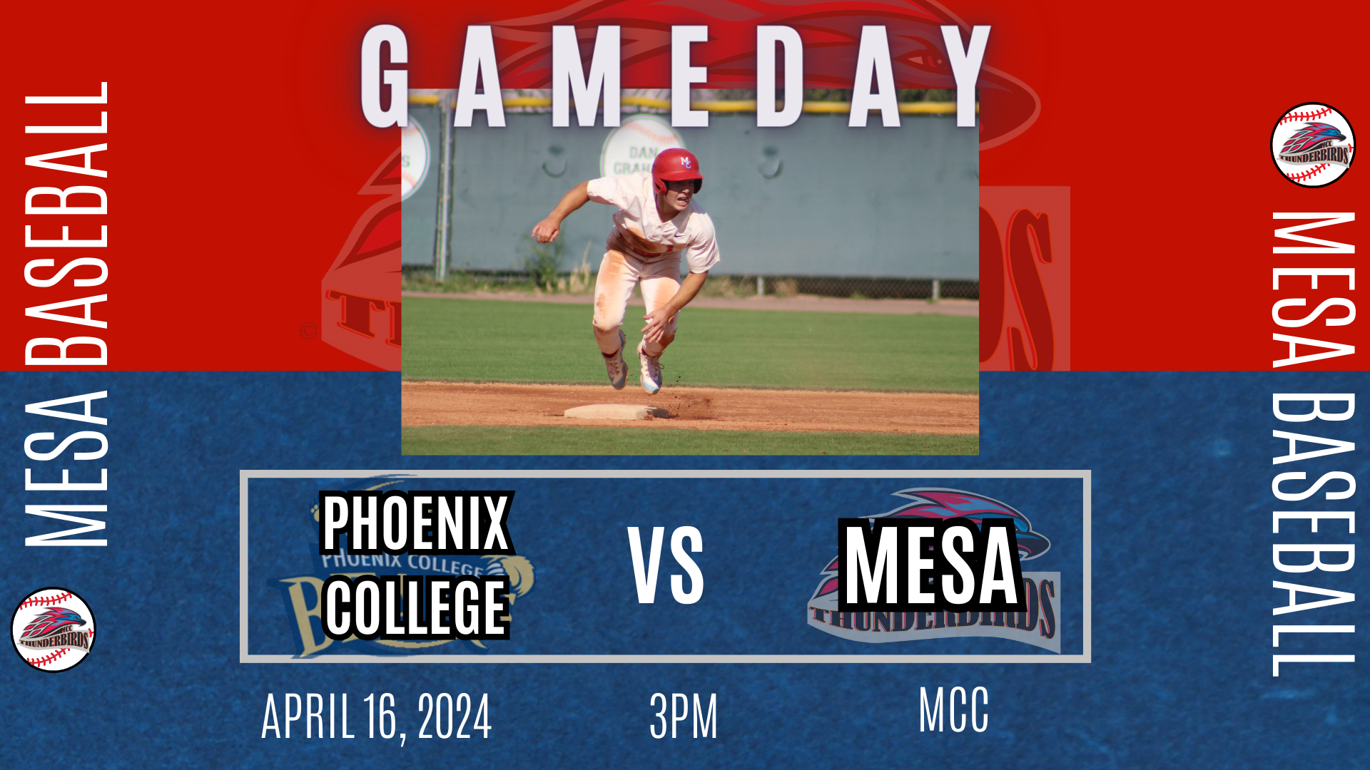 Mesa Baseball hosts Phoenix College in conference action on Tuesday