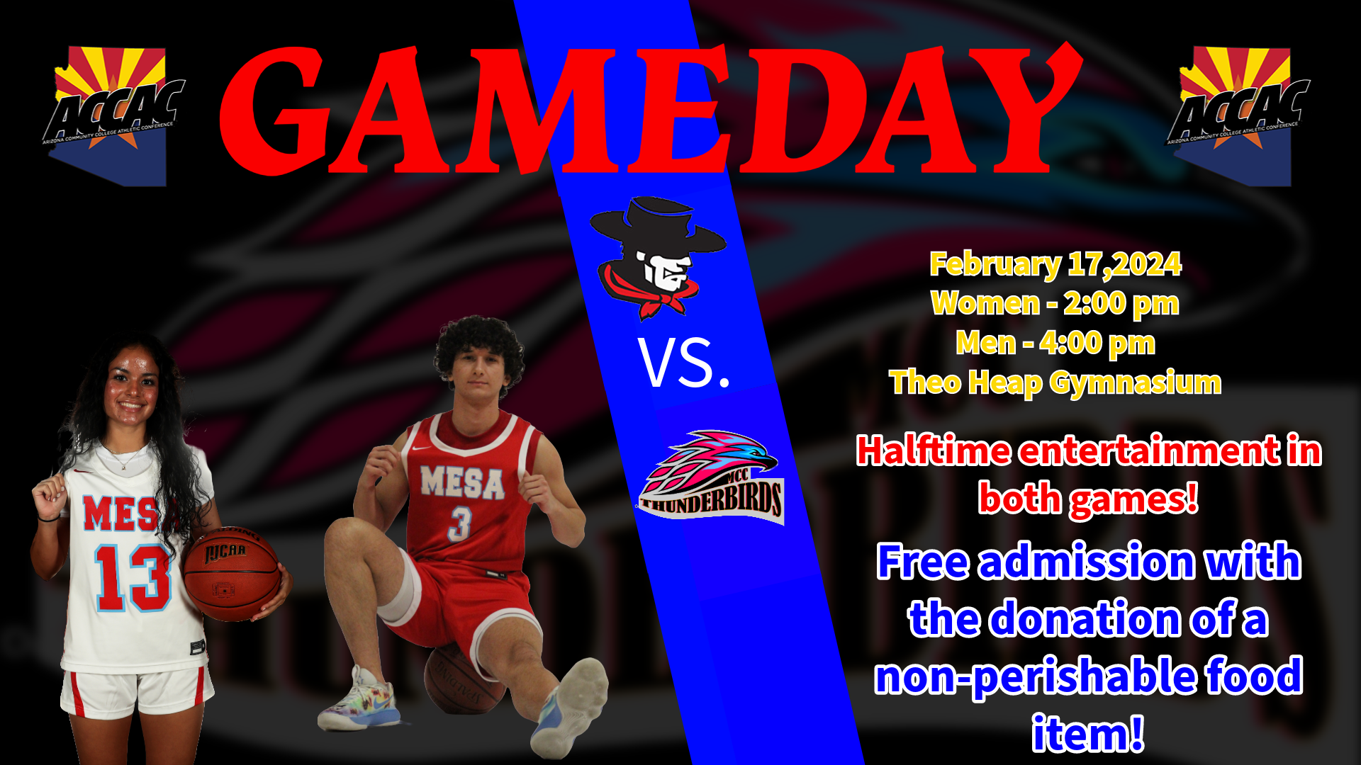 Mesa Basketball hosts Glendale in conference action on Saturday