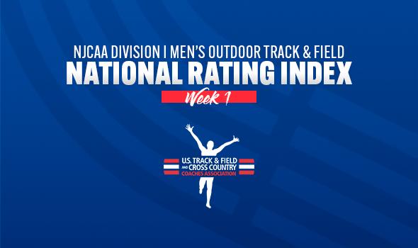 Men’s track & field ranked 17th; women 9th in first outdoor poll