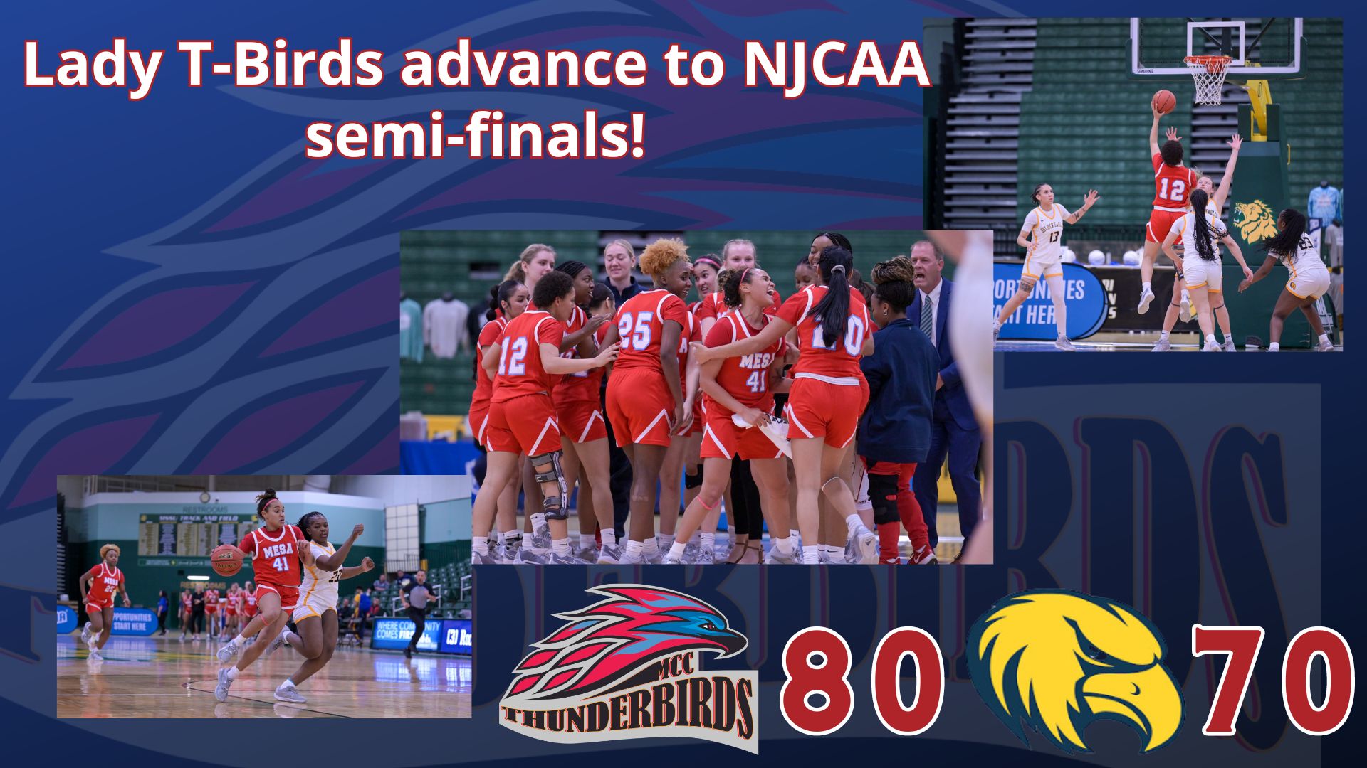 No. 6 Women's Basketball advances to NJCAA semi-finals after upsetting No. 3 Rock Valley College