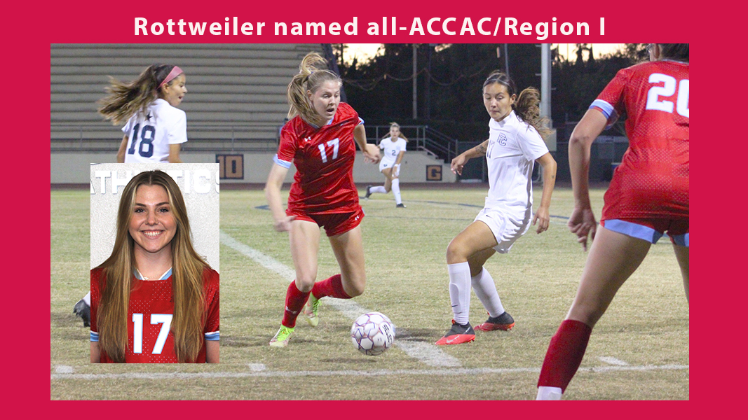 Rylee Rottweiler named all-ACCAC/Region I women's soccer for second straight year